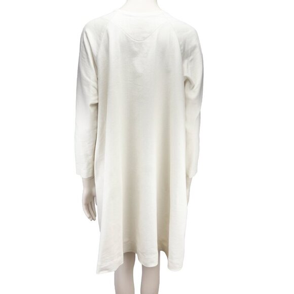 NOÉMIAH A-line High-end Jewel Button-up Oversized Cream Long Summer Jacket M/L - Picture 4 of 8
